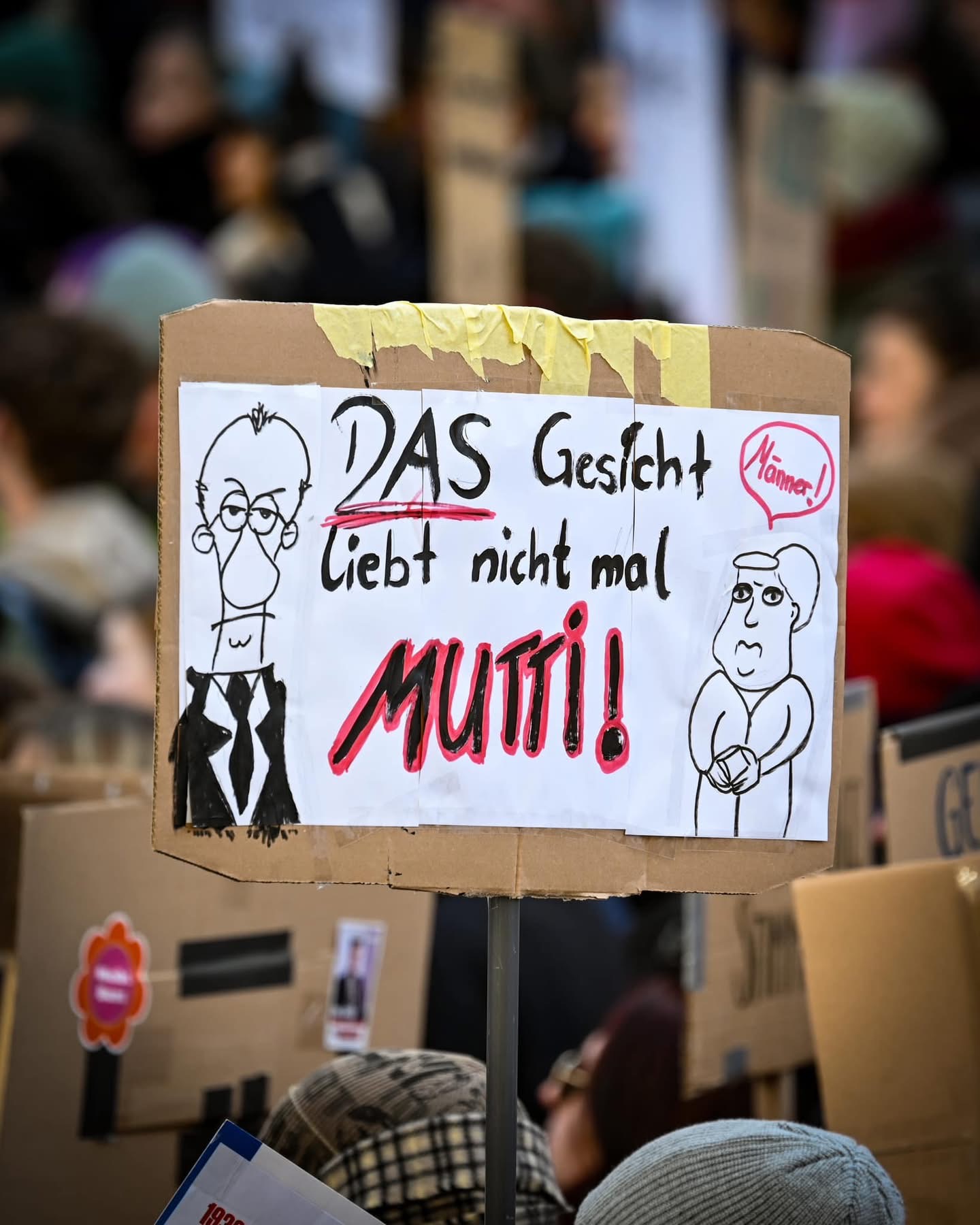 Demonstation gegen die rechte Normalisierung am 2.2.2025 in Regensburg